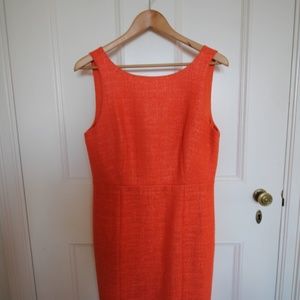 Orange Cameron Sheath Dress (J. Crew Collection)